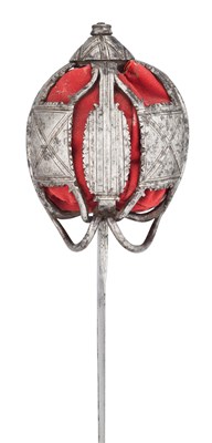 Lot 124 - A FINE AND RARE HIGHLAND BACKSWORD WITH SIGNED BASKET-HILT BY WALTER ALLAN, STIRLING, CIRCA 1735-40