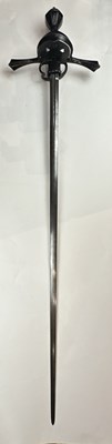 Lot 122 - A FINE GERMAN (SAXON) RAPIER, CIRCA 1580-1600