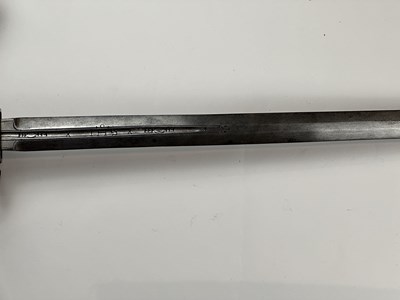 Lot 122 - A FINE GERMAN (SAXON) RAPIER, CIRCA 1580-1600