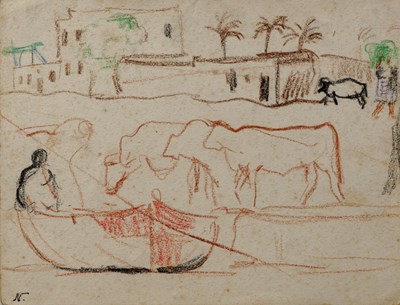 Lot 49 - MOHAMMAD NAGHI (EGYPTIAN 1888-1956)