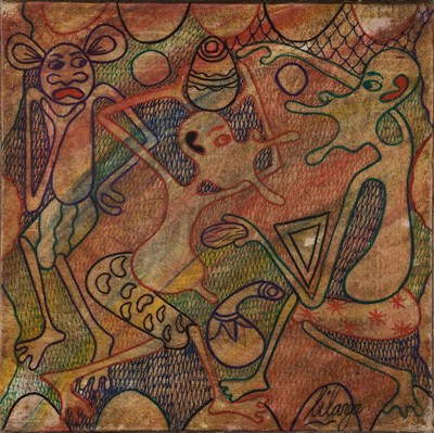 Lot 6 - GEORGE LILANGA (TANZANIAN 1934-2005)