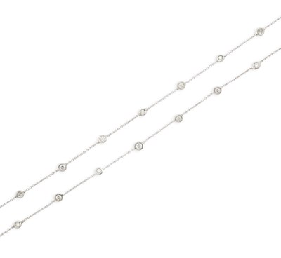 Lot 418 - DIAMOND LONG CHAIN