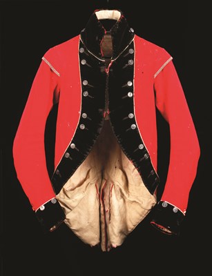 Lot 110 - AN OFFICER'S COATEE OF THE 50TH (WEST KENT) REGIMENT OF FOOT