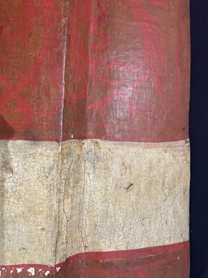 Lot 113 - A RARE AUSTRIAN PAVISE, KLAUSEN, SECOND HALF OF THE 15TH CENTURY