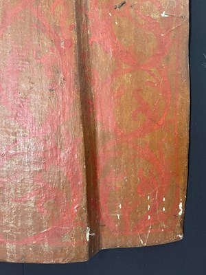 Lot 113 - A RARE AUSTRIAN PAVISE, KLAUSEN, SECOND HALF OF THE 15TH CENTURY