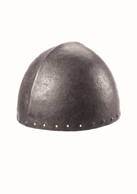 Lot 119 - A SKULL OF A EUROPEAN SAPPERS HELMET