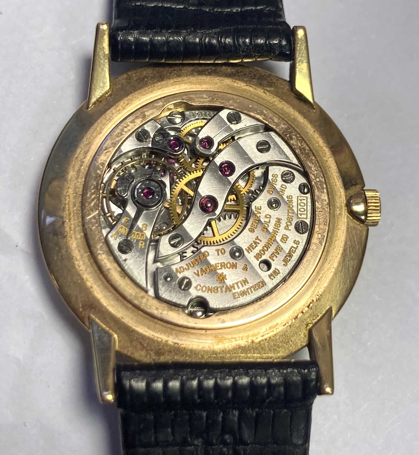 Lot 306 - VACHERON CONSTANTIN, REF 6273: A GENTLEMAN'S GOLD WRISTWATCH, SWISS, CIRCA 1970