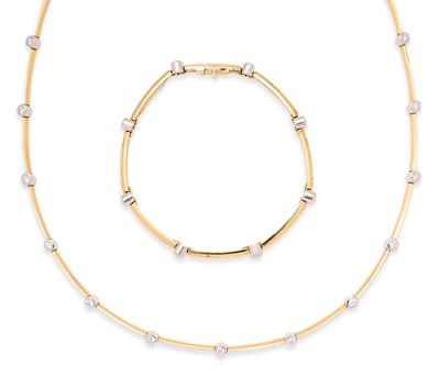 Lot 409 - TIFFANY & CO: DIAMOND PARURE