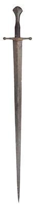 Lot 120 - A VERY FINE MEDIEVAL SWORD, CIRCA 1420-60