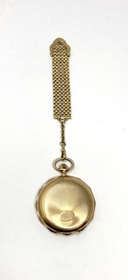 Lot 303 - AXA, 'CHRONOMETRE': A GENTLEMAN'S GOLD POCKET WATCH, SWISS, 1920s