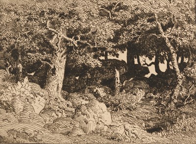 Lot 466 - THEODORE ROUSSEAU (FRENCH 1812-1867)