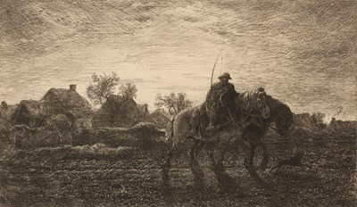 Lot 468 - CHARLES JACQUES (FRENCH 1813-1894)