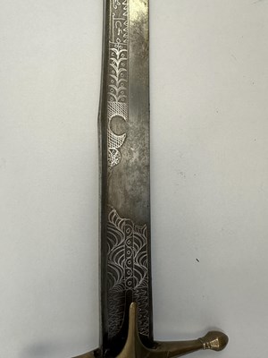 Lot 100 - AN OTTOMAN SWORD (KILIG), TURKEY, MID-19TH CENTURY