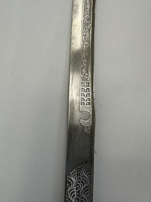 Lot 100 - AN OTTOMAN SWORD (KILIG), TURKEY, MID-19TH CENTURY