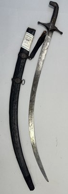Lot 328 - AN INDO-PERSIAN SWORD (SHAMSHIR), 18TH/EARLY 19TH CENTURY