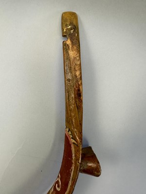 Lot 91 - A CHINESE COMPOSITE BOW, QING DYNASTY, 19TH/20TH CENTURY, PROBABLY FOR A TIBETAN CLIENT