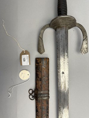 Lot 139 - A RARE STYRIAN BROADSWORD OF HUNGARIAN TYPE, CIRCA 1660