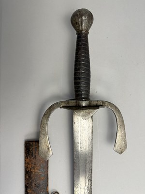 Lot 139 - A RARE STYRIAN BROADSWORD OF HUNGARIAN TYPE, CIRCA 1660