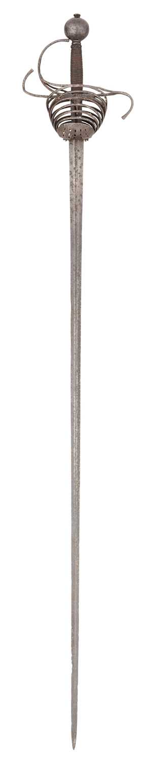 Lot 147 - AN ITALIAN MULTI-RING RAPIER, CIRCA 1630-40