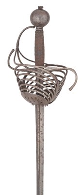 Lot 147 - AN ITALIAN MULTI-RING RAPIER, CIRCA 1630-40