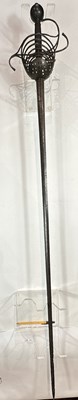 Lot 147 - AN ITALIAN MULTI-RING RAPIER, CIRCA 1630-40