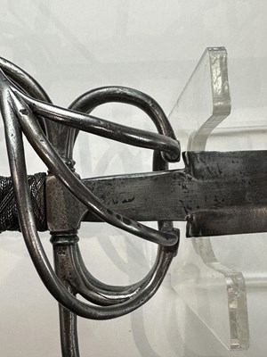 Lot 144 - A GERMAN RAPIER, SECOND QUARTER OF THE 17TH CENTURY