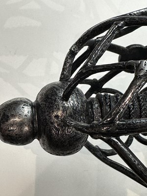 Lot 150 - A RARE NORTH EUROPEAN BASKET-HILTED BACK-SWORD, EARLY 17TH CENTURY, DUTCH OR ENGLISH