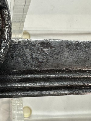 Lot 150 - A RARE NORTH EUROPEAN BASKET-HILTED BACK-SWORD, EARLY 17TH CENTURY, DUTCH OR ENGLISH