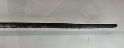 Lot 150 - A RARE NORTH EUROPEAN BASKET-HILTED BACK-SWORD, EARLY 17TH CENTURY, DUTCH OR ENGLISH