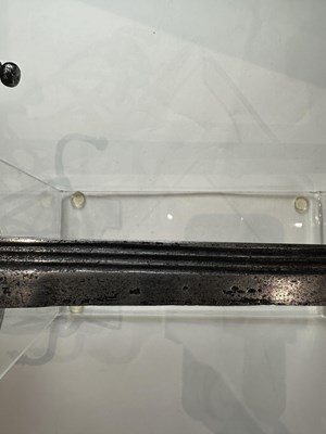 Lot 150 - A RARE NORTH EUROPEAN BASKET-HILTED BACK-SWORD, EARLY 17TH CENTURY, DUTCH OR ENGLISH