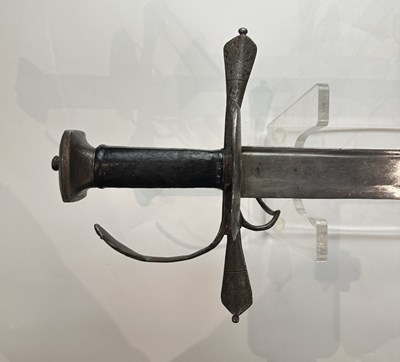 Lot 155 - A GERMAN MILITARY SWORD, CIRCA 1580, PROBABLY STYRIAN
