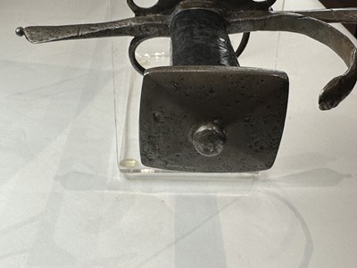 Lot 155 - A GERMAN MILITARY SWORD, CIRCA 1580, PROBABLY STYRIAN