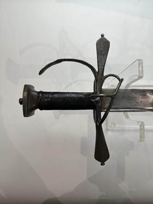 Lot 155 - A GERMAN MILITARY SWORD, CIRCA 1580, PROBABLY STYRIAN