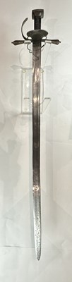 Lot 155 - A GERMAN MILITARY SWORD, CIRCA 1580, PROBABLY STYRIAN