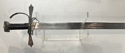 Lot 155 - A GERMAN MILITARY SWORD, CIRCA 1580, PROBABLY STYRIAN