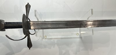 Lot 155 - A GERMAN MILITARY SWORD, CIRCA 1580, PROBABLY STYRIAN