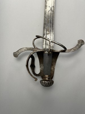 Lot 158 - A STYRIAN MILITARY SWORD, LAST QUARTER OF THE 16TH CENTURY