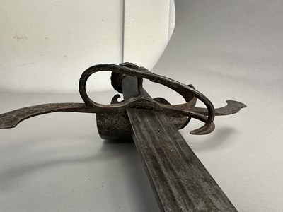 Lot 158 - A STYRIAN MILITARY SWORD, LAST QUARTER OF THE 16TH CENTURY