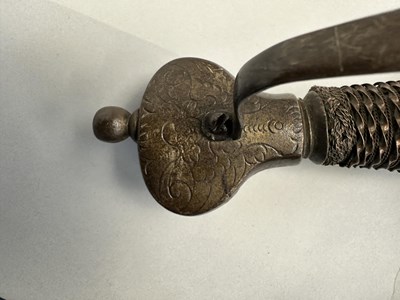 Lot 169 - A SWEDISH MILITARY SWORD, CIRCA 1630-40