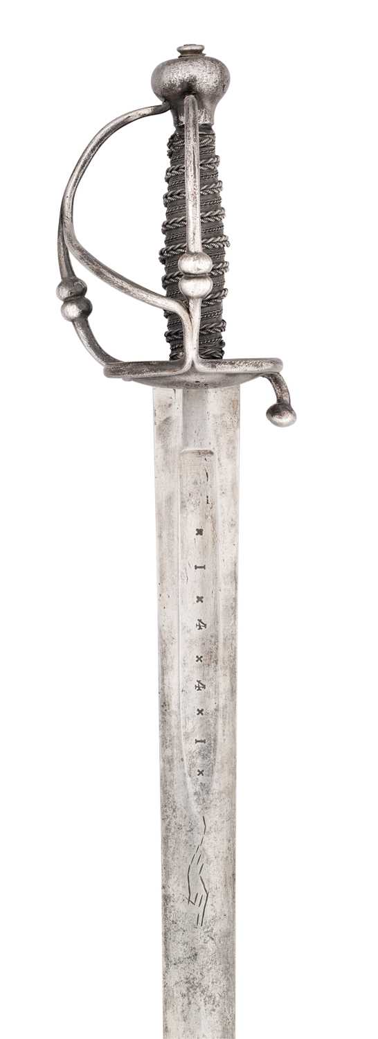 Lot 177 - A SWISS SWORD, LATE 17TH CENTURY