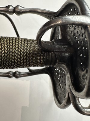 Lot 179 - A MILITARY SWORD, LATE 17TH/EARLY 18TH CENTURY, FRENCH OR SWISS