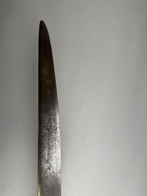 Lot 176 - AN AUSTRIAN INFANTRY SWORD, THE BLADE DATED 1623