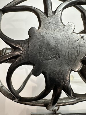 Lot 171 - A NORTH EUROPEAN BASKET-HILTED SWORD, LAST QUARTER OF THE 17TH CENTURY, PROBABLY DUTCH