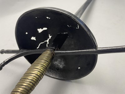 Lot 192 - AN OFFICER’S CUP-HILT RAPIER, EARLY 18TH CENTURY, PORTUGUESE OR SPANISH