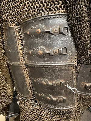 Lot 75 - A COMPOSITE INDIAN FULL ARMOUR, 17TH CENTURY