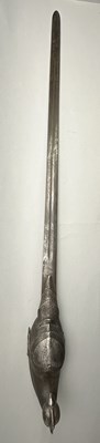 Lot 50 - A RARE SOUTH INDIAN PATA, PROBABLY MADURAI, TAMIL NADU 17TH CENTURY