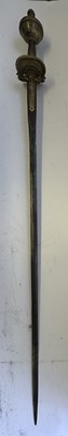 Lot 12 - A SOUTH INDIAN RAPIER (BAWANI), 18TH CENTURY, PROBABLY KERALA