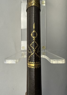 Lot 87 - A 28 BORE NORTH INDIAN (SIND) MATCHLOCK RIFLE, EARLY 19TH CENTURY