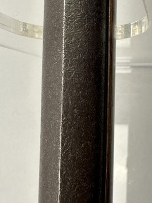 Lot 87 - A 28 BORE NORTH INDIAN (SIND) MATCHLOCK RIFLE, EARLY 19TH CENTURY