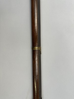 Lot 87 - A 28 BORE NORTH INDIAN (SIND) MATCHLOCK RIFLE, EARLY 19TH CENTURY
